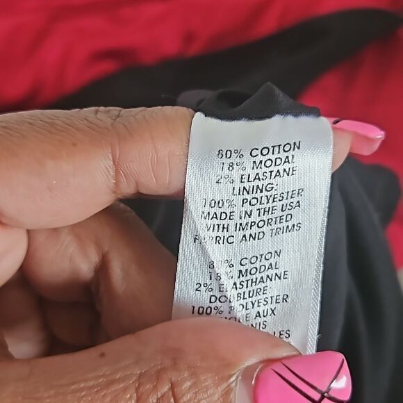 Nanette Lepore Women's V-neck Wrap Dress With Matching Pair Of Earrings 8 Red - Picture 12 of 16